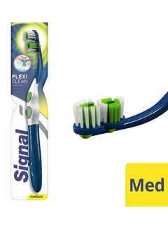 Buy Flexi Clean Toothbrush Multicolour Medium in UAE