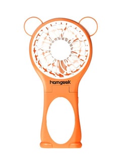 Buy Portable USB Fan With Mirror 18528 Orange/White in Saudi Arabia