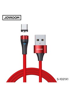 Buy Magnetic Type-C USB Cable 2.1A Red in UAE