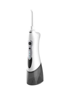 Buy Portable Cordless Water Flosser With 4 Jet Tips White in Saudi Arabia