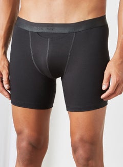 Buy Long Boxer Briefs Black in UAE