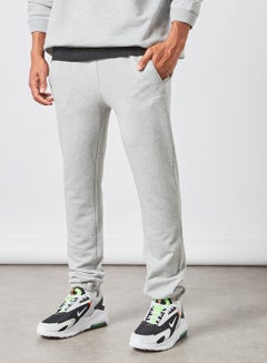 Buy Elasticated Sweatpants Light Grey in UAE