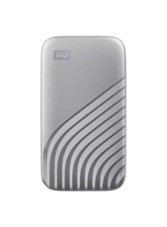 Buy 2TB My Passport SSD - Portable SSD, Up To 1050MB/s Read And 1000MB/s Write Speeds, USB 3.2 Gen 2 Silver in Saudi Arabia