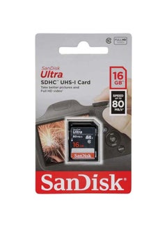 Buy Ultra SDHC Memory Card 80MB/s Black in Saudi Arabia
