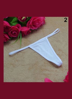 Buy Solid Thong White in UAE