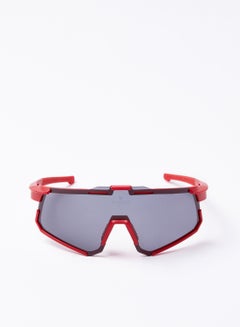 Buy Cycling Scooter Sunglasses - Athletiq Club Jabal Sawda - Red Frame With Smoke Black Multilayer Lens in UAE