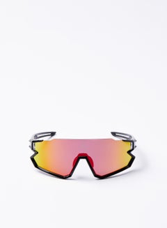 اشتري Cycling Glasses - Athletiq Club Jebel Jais - Black Frame with Red Fire Multilayer Lens في السعودية