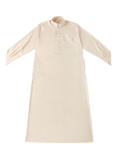 Buy Long Sleeves Abaya Beige in Saudi Arabia