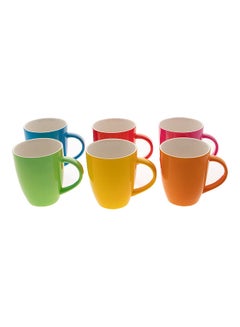 Buy 6-Piece Multi-Use Cup Set Multicolour 120ml in Saudi Arabia