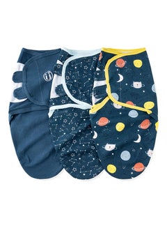 Buy Pack Of 3 Printed Baby Swaddle in Saudi Arabia