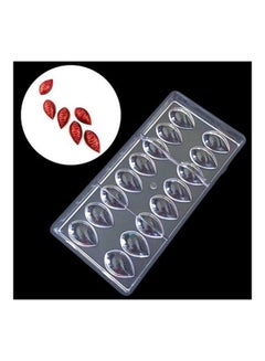 Buy Waterdrop Shape Plastic DIY Chocolate Mould Baking Tool Clear in Saudi Arabia