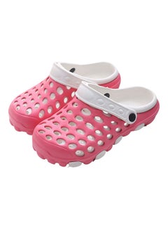 Buy Multi Holes Anti-skid Outdoor Beach Sandals Red/White in Saudi Arabia