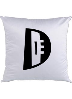 اشتري D Printed Cushion White/Black 40x40سم في الامارات