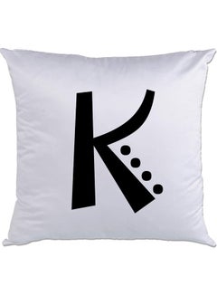 اشتري K Printed Cushion White/Black 40x40سم في الامارات