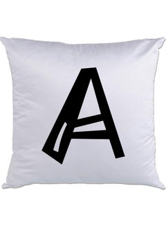 Buy A Printed Cushion White/Black 40x40cm in UAE