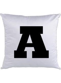 Buy A Printed Cushion White/Black 40x40cm in UAE