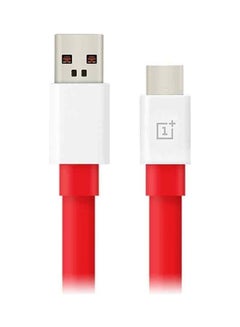 Buy Warp Fast Charge Type-C Cable Red/White in Saudi Arabia