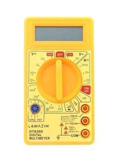 Buy Digital Multimeter Yellow/Red/Grey in UAE