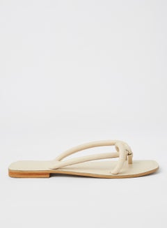 Buy Flino Flat Sandals Beige in Egypt