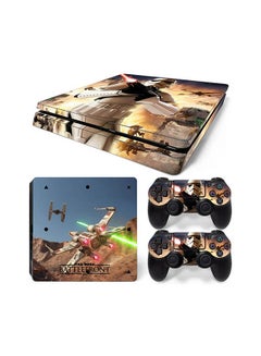 Buy Console And Controller Sticker Set For PlayStation 4 Slim Battle Front in UAE