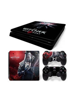 Buy Console And Controller Sticker Set For PlayStation 4 Slim The Witcher in UAE