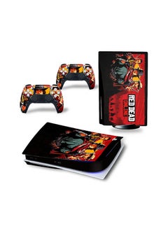 Buy Console And Controller Sticker Set For PlayStation 5 Disc Version Red Dead in Saudi Arabia