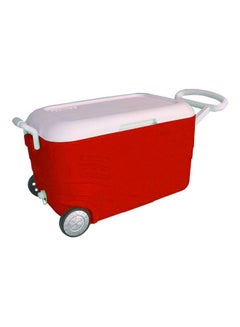 Buy Ice Chiller Box With Wheels Multicolour 40Liters in Saudi Arabia