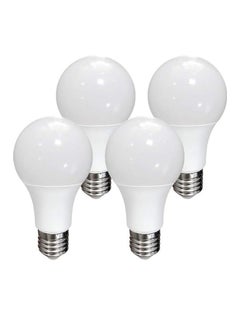 اشتري 4-Piece E27 Base LED Bulb 12W White في الامارات