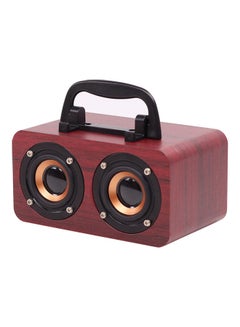 اشتري مكبر صوت لاسلكي محمول بتقنية البلوتوث 17.5x11x12.5سنتيمتر أحمر في السعودية