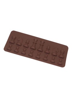 Buy Silicone Chess Chocolate Mold Brown in Saudi Arabia