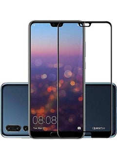 Buy 9D Tempered Glass Screen Protector For Huawei P20 Pro Black/Clear in UAE