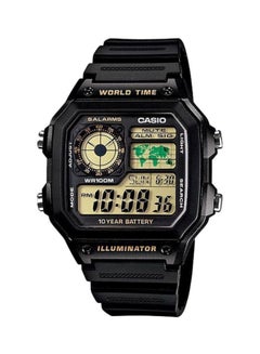 اشتري ساعة يد كوارتز رقمية رياضية AE1200WH-1B للرجال في الامارات