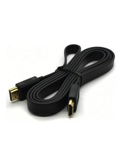 Buy Hdmi Flat Cable Full Hd 1080 BLack in Saudi Arabia