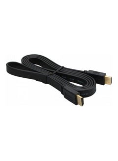 Buy 1080P High Speed Hdmi Hd Flat Cable BLack in Egypt