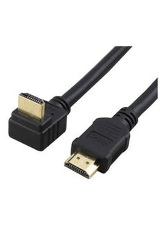 اشتري كابل HDMI بوصلة على شكل L بزاوية 90 درجة أسود في مصر