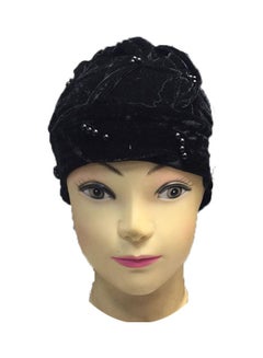 Buy Stylish Comfortable Bonnet Cap Black in Saudi Arabia