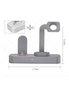 Buy 3 In 1 Charger Multifunction Charging Stand grey in Egypt