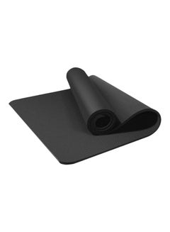 Buy Non-slip NBR Pro Yoga Exercise Mat Black in UAE