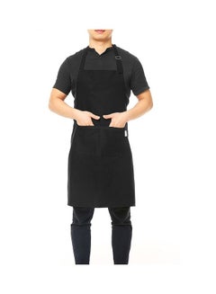 Buy Multi-Purpose Kitchen BBQ Apron Black in Saudi Arabia