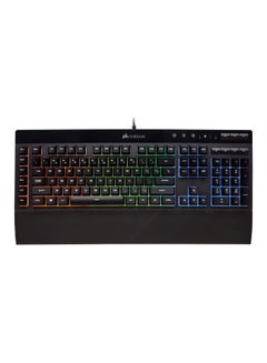 Buy K55 RGB USB LED Backlit Keys Onboard Macro Recording Media Controls Gaming Keyboard with Wrist Rest Included in UAE