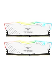 Buy T-Force Delta RGB DDR4 Cl16 Desktop Memory White in UAE