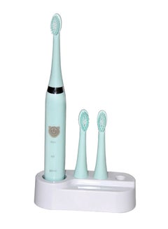 Buy Electric  Toothbrush With Triple Head Blue 21.7cm in Saudi Arabia