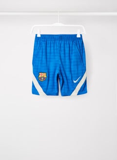 Buy Boys FC Barcelona Strike Football Shorts Blue in UAE