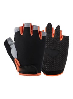 Buy Breathable Non-Slip Half Finger Gloves 19x29x4cm in Saudi Arabia