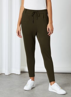 Buy Plain Pants Dark Olive in UAE