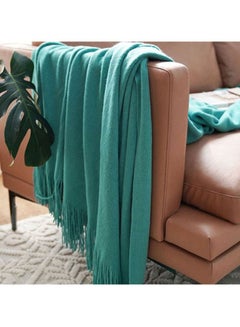 Buy Sofa Blanket Combination Green 127x173cm in Saudi Arabia