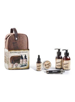 Buy Beard Care Kit Brown 360ml in UAE