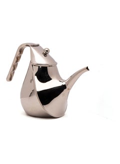 Buy Tea Pot With Lid Silver 17x17x27cm in Saudi Arabia