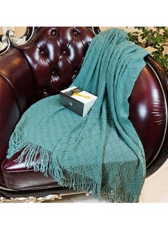 Buy Sofa Blanket Combination Green 127x173cm in Saudi Arabia