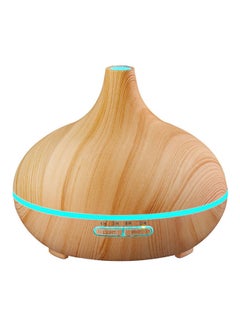 Buy Ultrasonic LED Aromatherapy Humidifier Brown 6.7 x 6inch in UAE